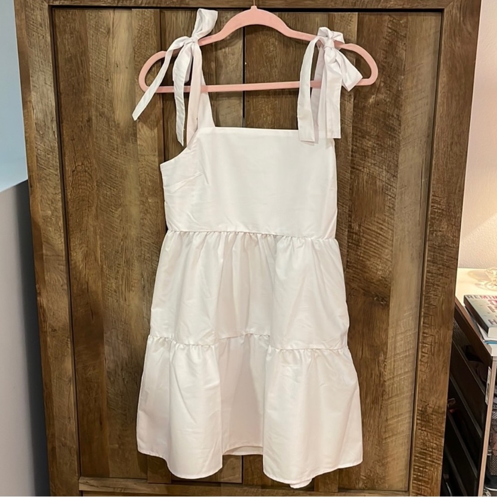 Tie Shoulder Dress